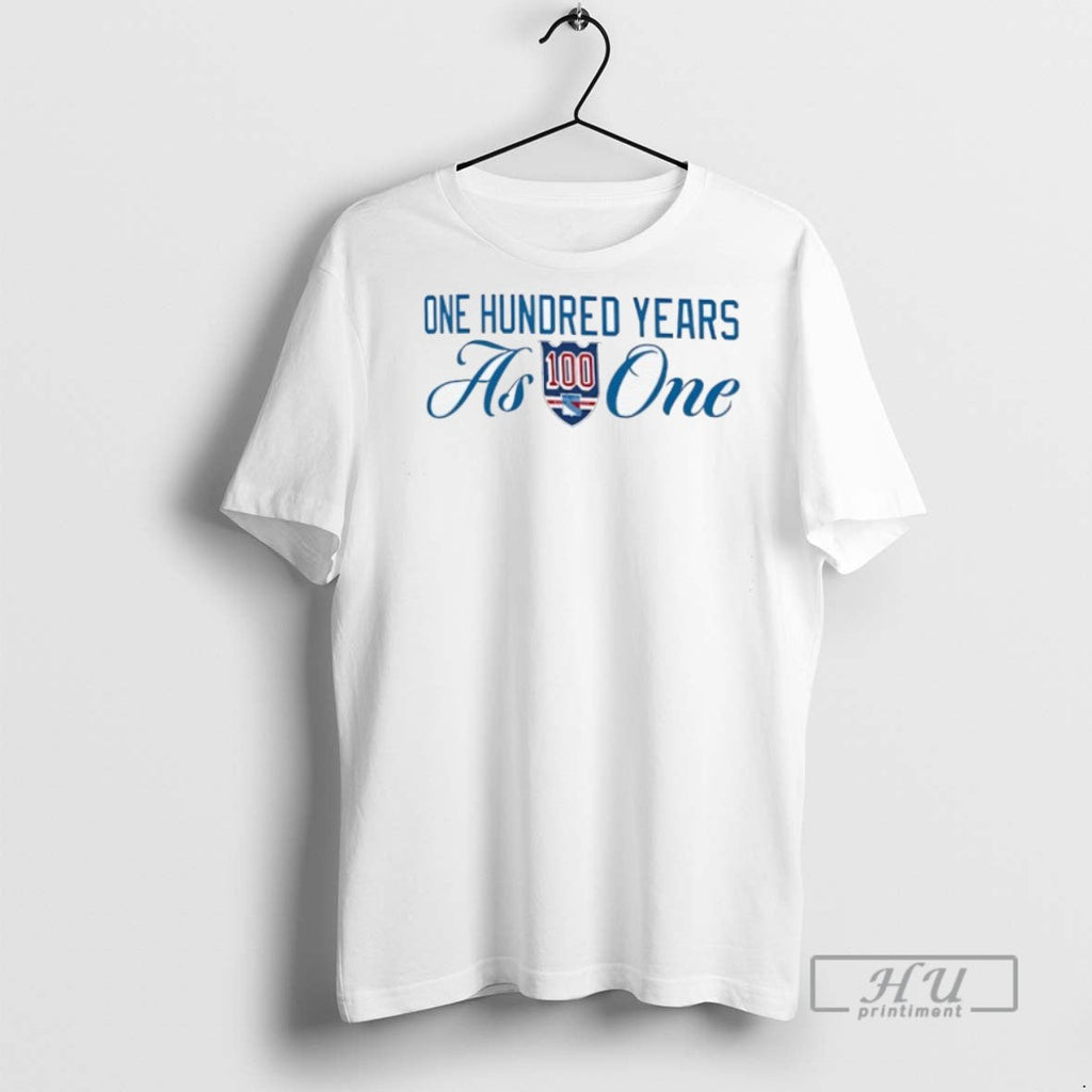 New One Hundred Years As York Rangers - Adult & Kids T-Shirts, Sweatshirts & Hoodies apparel design preview 1
