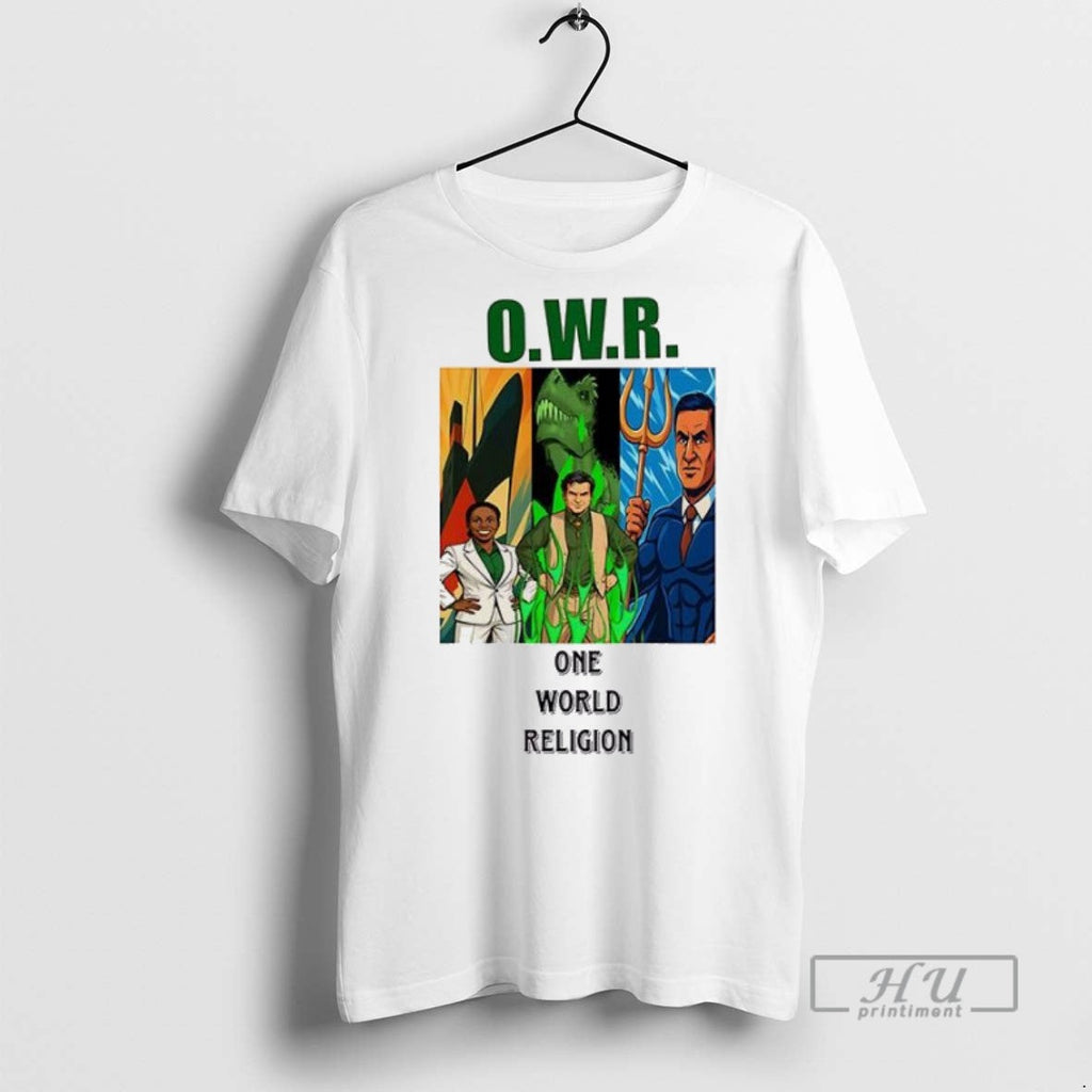 New One World Religion - Adult & Kids T-Shirts, Sweatshirts & Hoodies apparel design preview 1