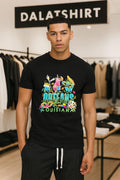 New Orleans Louisiana Bourbon St masks and drink - Adult & Kids T-Shirts, Sweatshirts & Hoodies apparel design preview 1