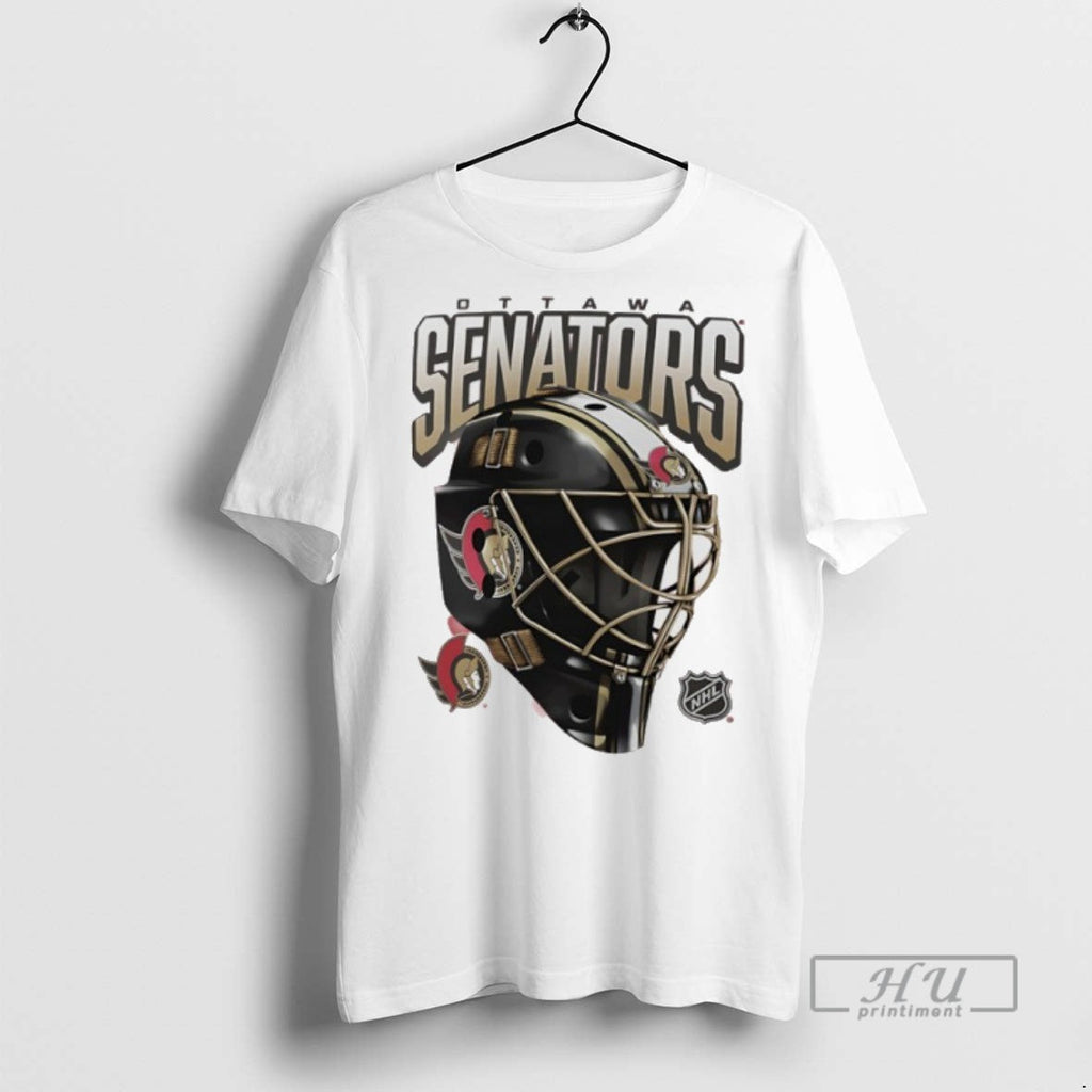 New Ottawa Senators Penalty Box Hockey Helmet - Adult & Kids T-Shirts, Sweatshirts & Hoodies apparel design preview 1