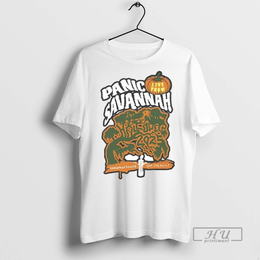New Panic Savannah Enmarket Arena Halloween 2025 - Adult & Kids T-Shirts, Sweatshirts & Hoodies apparel design preview 1