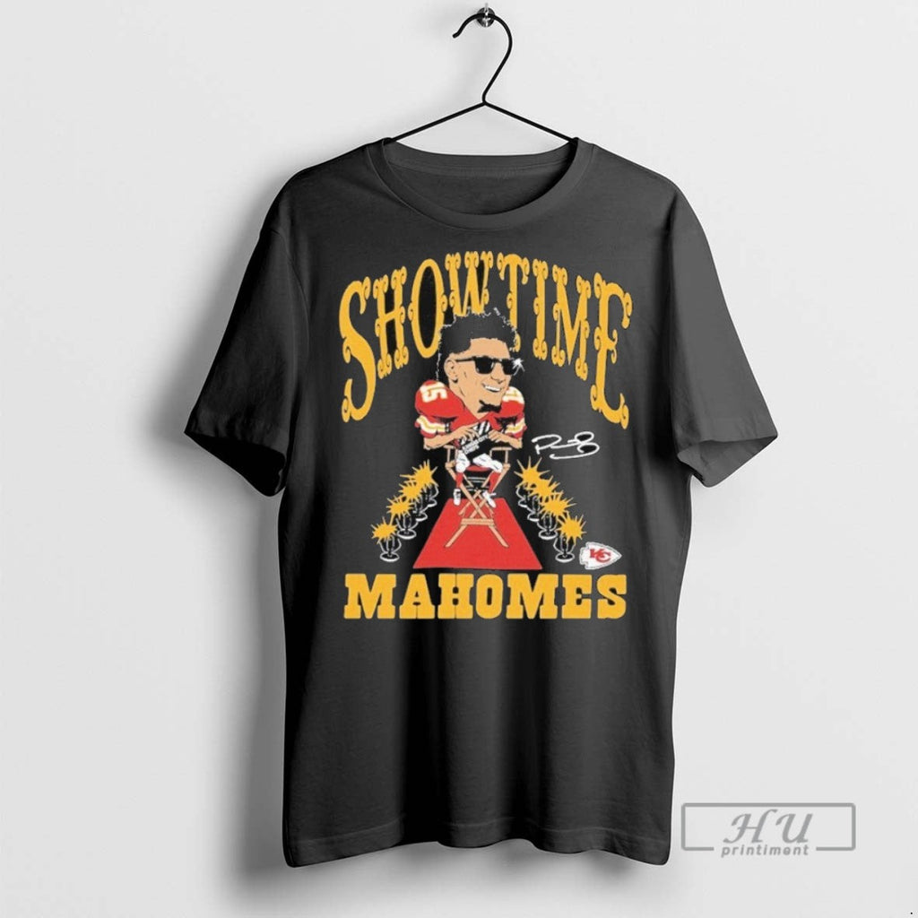 New Patrick Mahomes Showtime Kansas City Chiefs - Adult & Kids T-Shirts, Sweatshirts & Hoodies apparel design preview 1