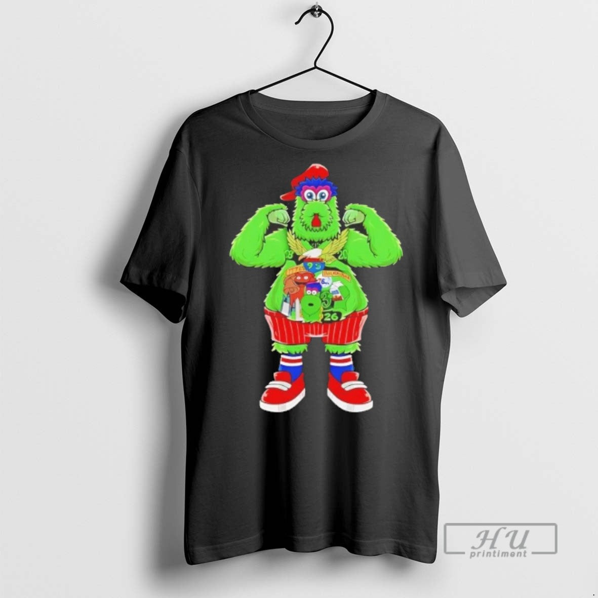 New Philadelphia Phillies Phanatic Tattoos Dunphy - Adult & Kids T-Shirts, Sweatshirts & Hoodies apparel design preview 1