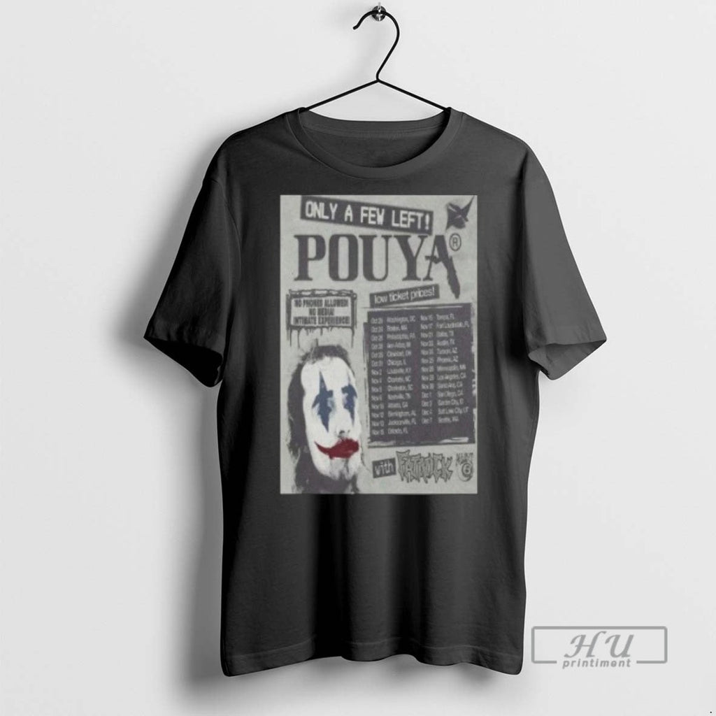 New Pouya Only A Few Left 2025 Tour - Adult & Kids T-Shirts, Sweatshirts & Hoodies apparel design preview 1