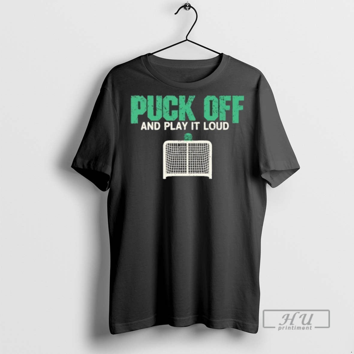 New Puck Off And Play It Loud - Adult & Kids T-Shirts, Sweatshirts & Hoodies apparel design preview 1