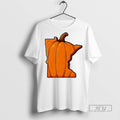 New Pumpkin Arrange Minnesota State Halloween - Adult & Kids T-Shirts, Sweatshirts & Hoodies apparel design preview 1