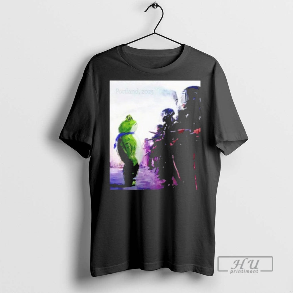 New Resist Portland Frog I Stand With - Adult & Kids T-Shirts, Sweatshirts & Hoodies apparel design preview 1