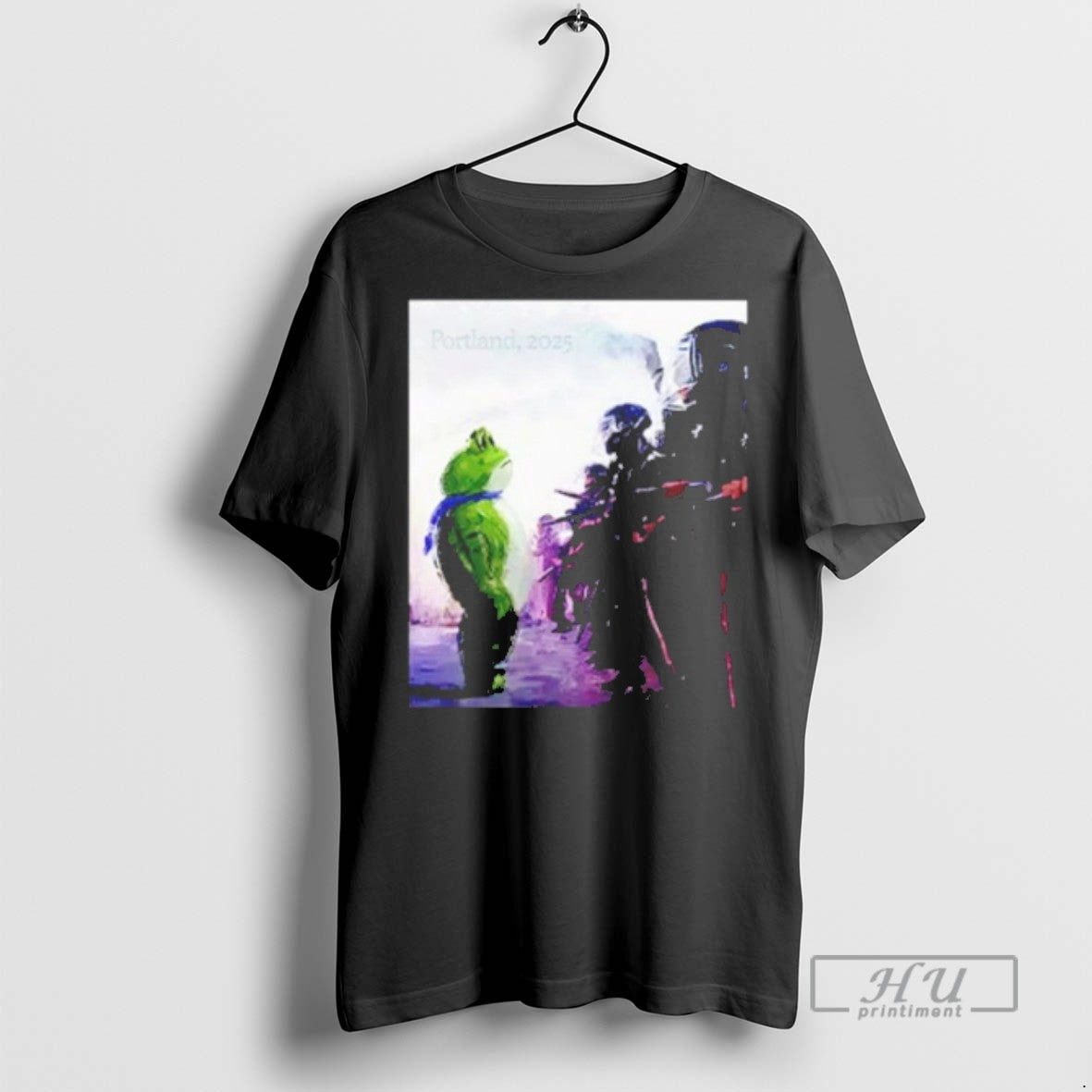 New Resist Portland Frog I Stand With - Adult & Kids T-Shirts, Sweatshirts & Hoodies apparel design preview 1