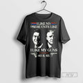 New Ronald Reagan And Trump I Like My Presidents Guns - Adult & Kids T-Shirts, Sweatshirts & Hoodies apparel design preview 1