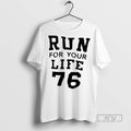 New Run For Your Life 76 Ceramic And Classic Dad Cap - Adult & Kids T-Shirts, Sweatshirts & Hoodies apparel design preview 1