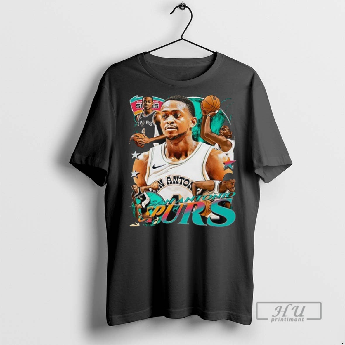 New San Antonio Spurs Deaaron Fox Signature Graphic - Adult & Kids T-Shirts, Sweatshirts & Hoodies apparel design preview 1
