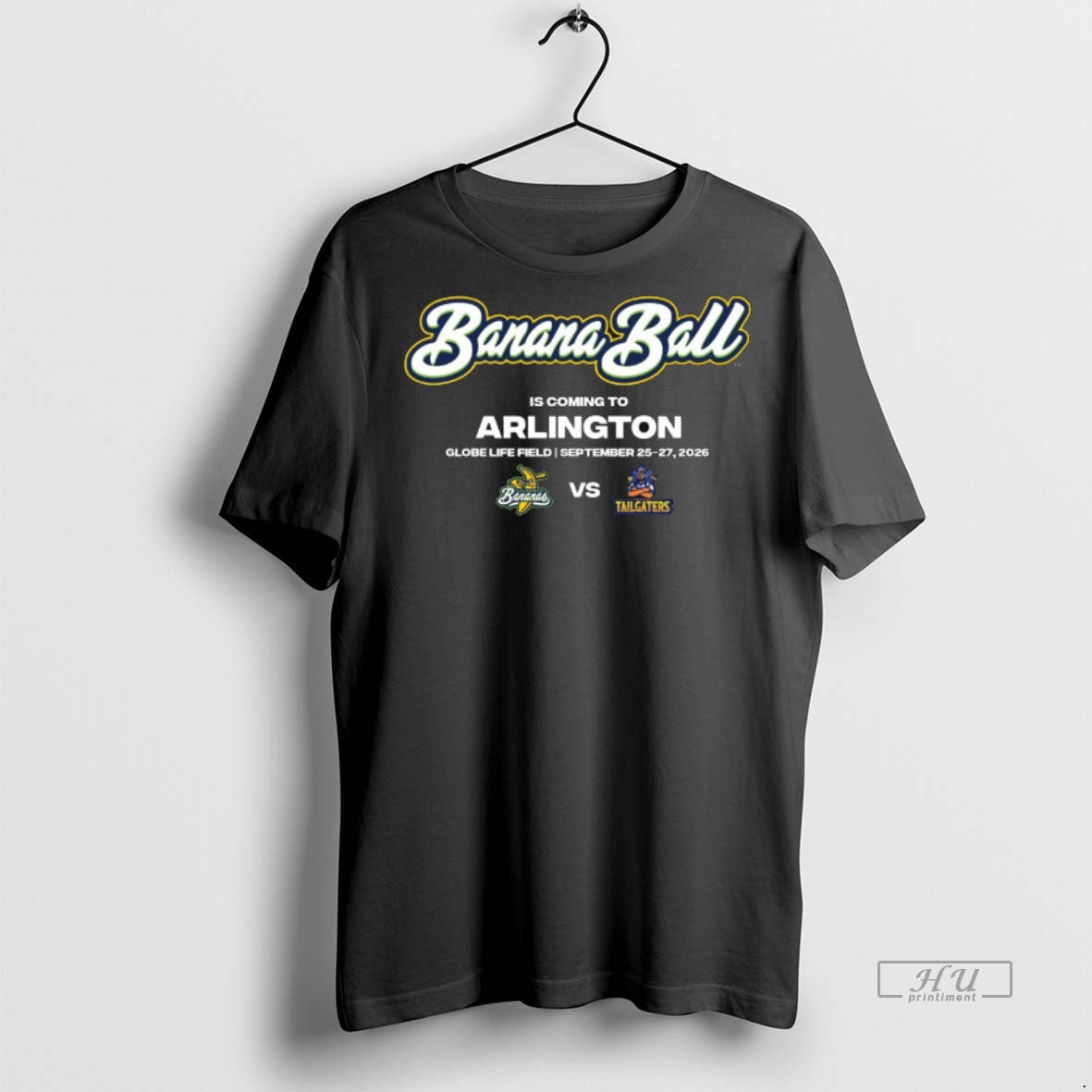 New Savannah Bananas Vs Texas Tailgaters Banana Ball - Adult & Kids T-Shirts, Sweatshirts & Hoodies apparel design preview 1