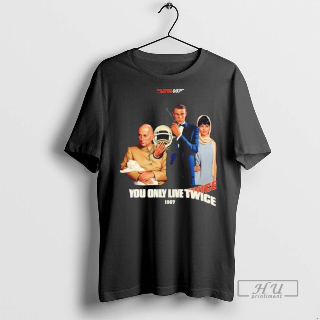 New Sean Connery As James Bond 007 You Only Live - Adult & Kids T-Shirts, Sweatshirts & Hoodies apparel design preview 1