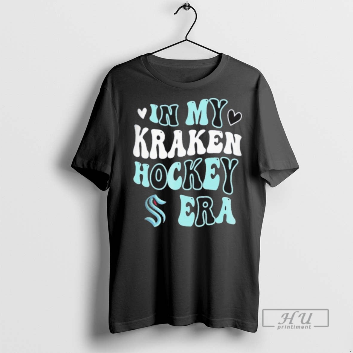 New Seattle Kraken In My Hockey Era - Adult & Kids T-Shirts, Sweatshirts & Hoodies apparel design preview 1