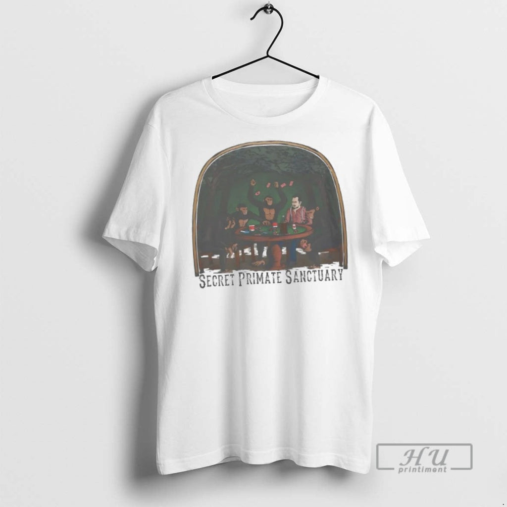 New Secret Primate Sanctuary - Adult & Kids T-Shirts, Sweatshirts & Hoodies apparel design preview 1
