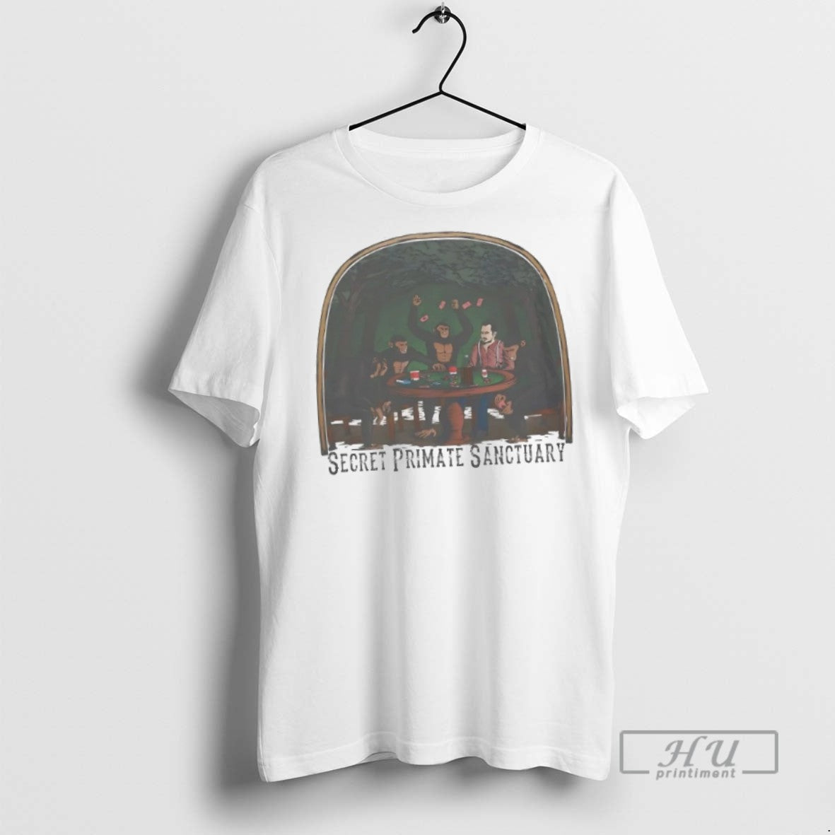 New Secret Primate Sanctuary - Adult & Kids T-Shirts, Sweatshirts & Hoodies apparel design preview 1