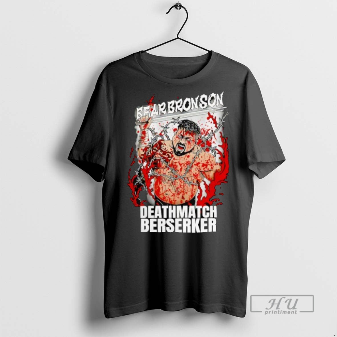 New Sei Ozawa Bear Bronson Deathmatch Berserker - Adult & Kids T-Shirts, Sweatshirts & Hoodies apparel design preview 1