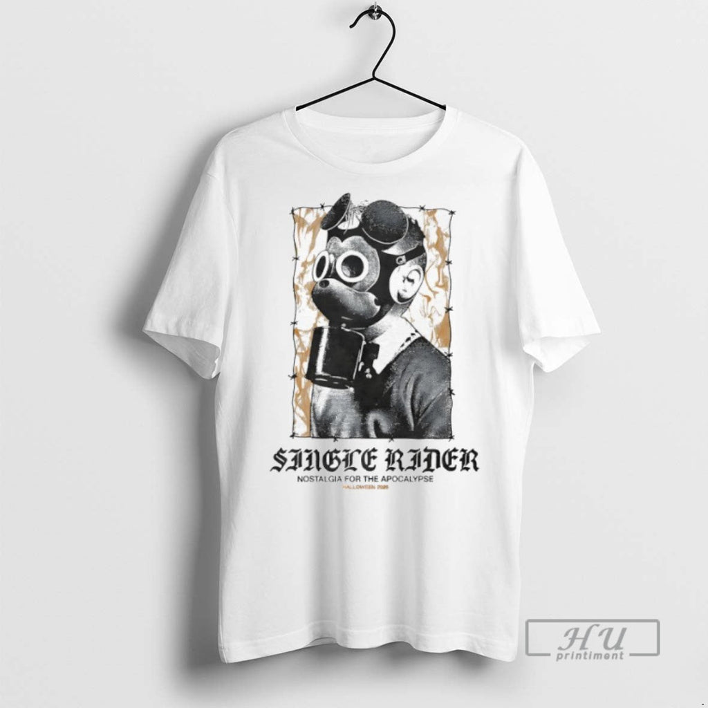 New Single Rider Nostalgia For The Apocalypse - Adult & Kids T-Shirts, Sweatshirts & Hoodies apparel design preview 1