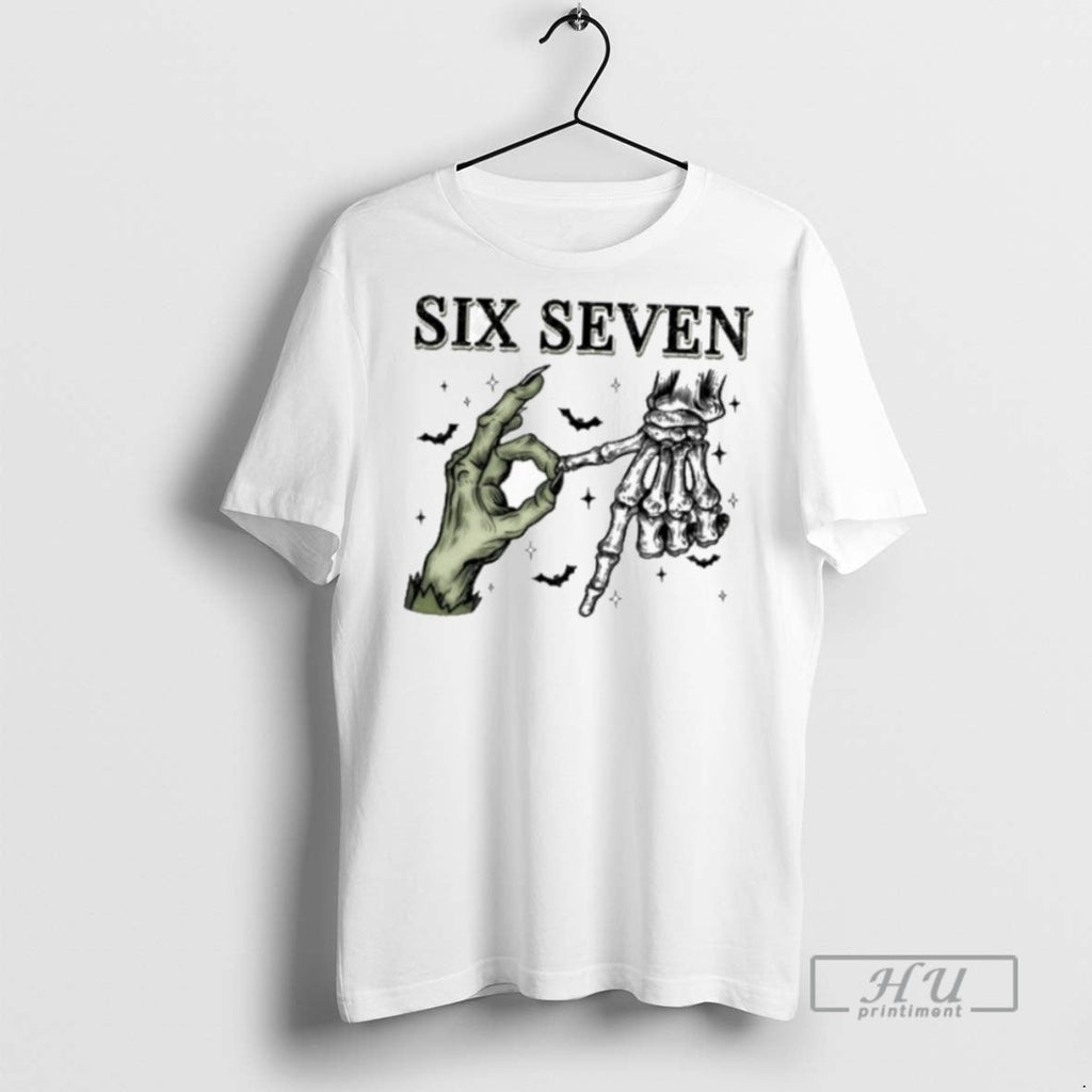 New Six Seven 6 7 Skeleton - Adult & Kids T-Shirts, Sweatshirts & Hoodies apparel design preview 1