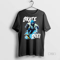 New Skate Or Die Wolfy Classic Graphic Sweater - Adult & Kids T-Shirts, Sweatshirts & Hoodies apparel design preview 1