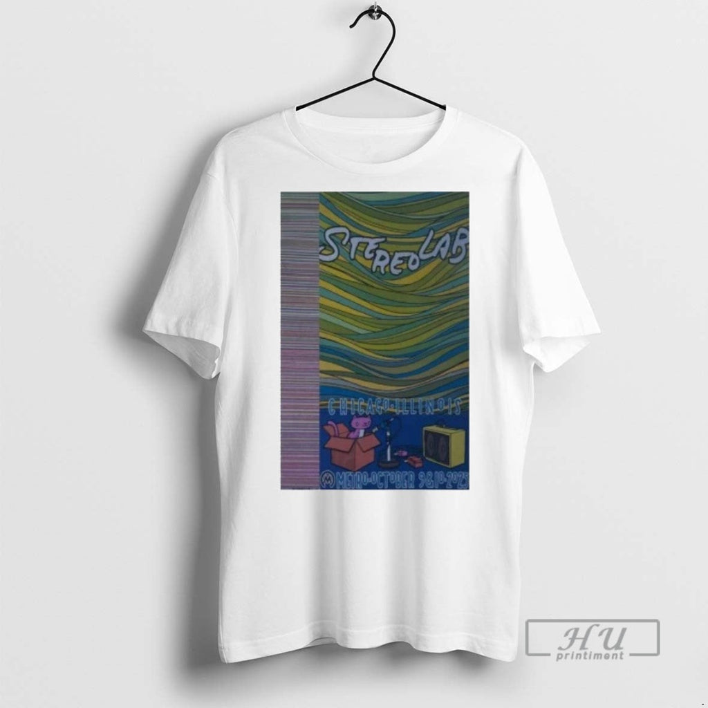 New Stereolab Show Chicago Il 2025 - Adult & Kids T-Shirts, Sweatshirts & Hoodies apparel design preview 1