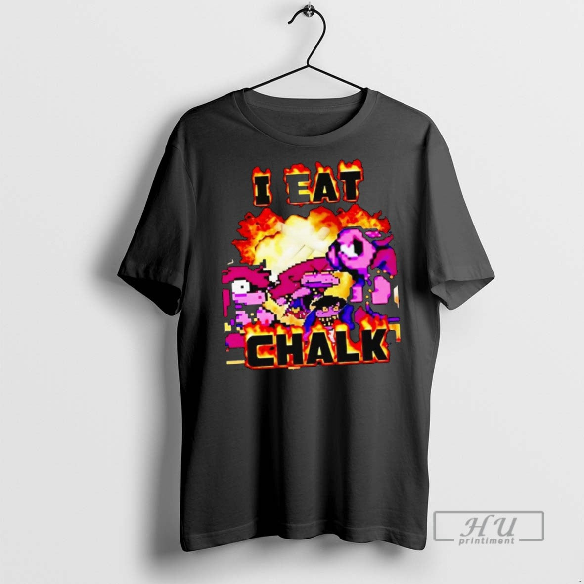 New Susie Deltarune I Eat Chalk - Adult & Kids T-Shirts, Sweatshirts & Hoodies apparel design preview 1
