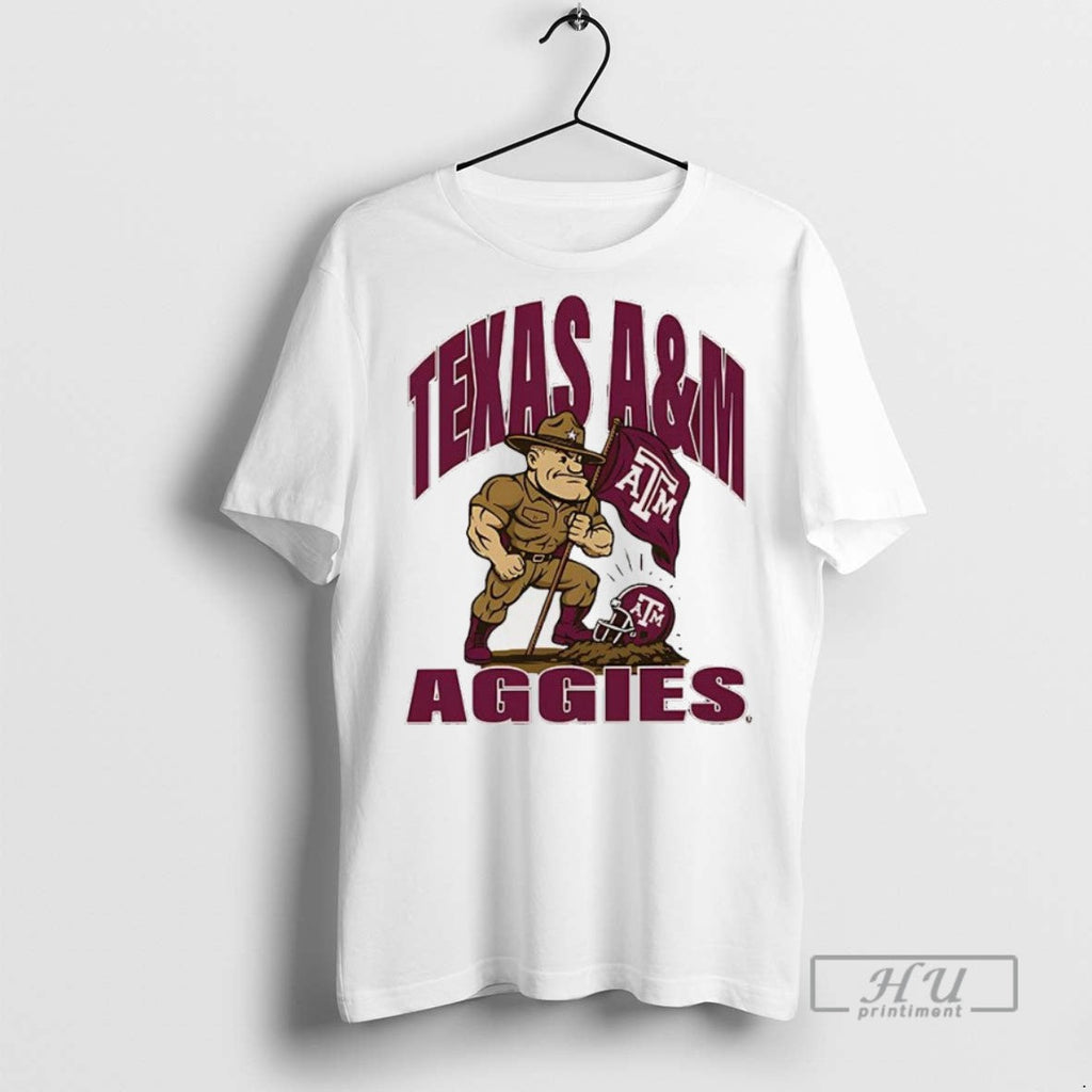 New Texas A And M Aggies Football Youth Plant Flag - Adult & Kids T-Shirts, Sweatshirts & Hoodies apparel design preview 1