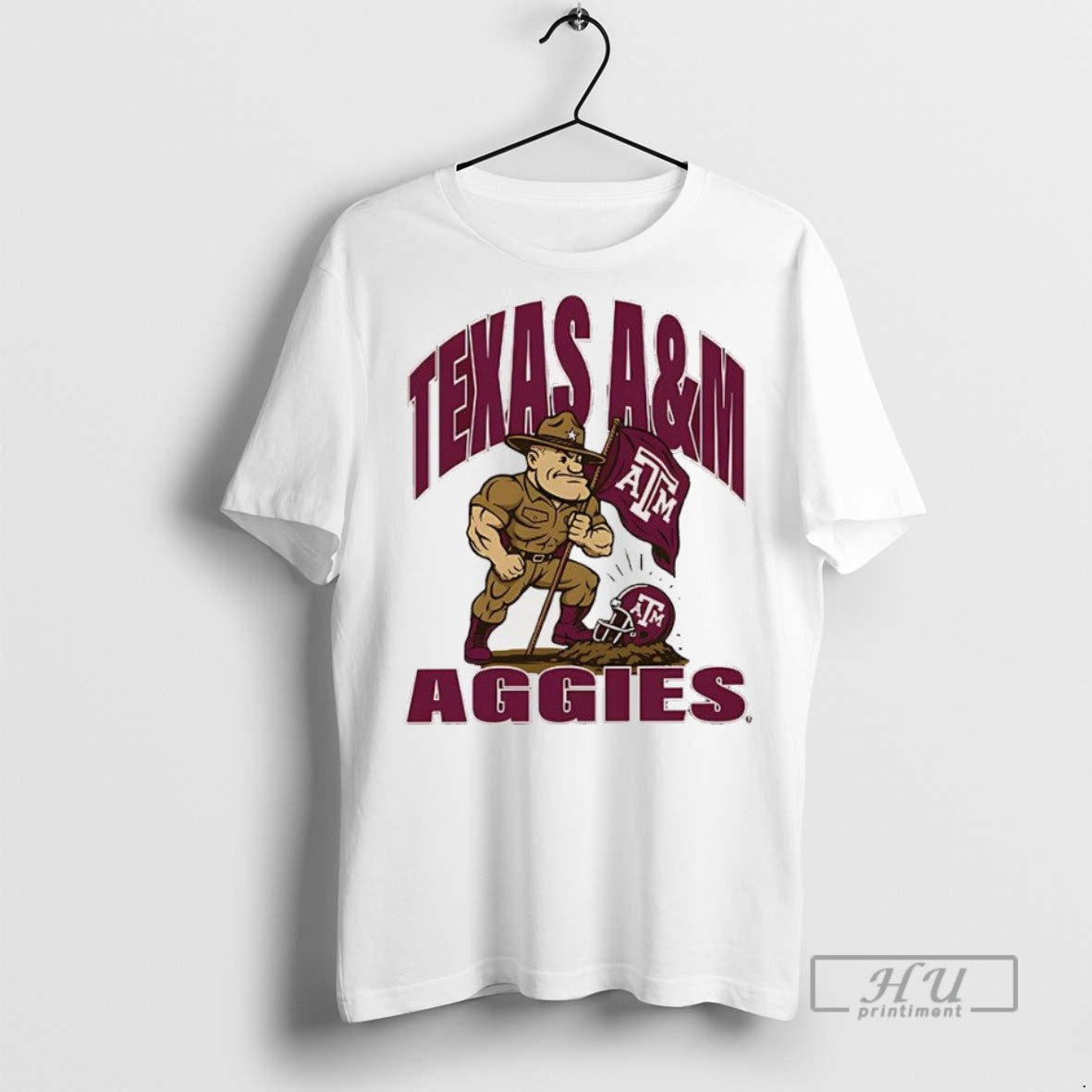 New Texas A And M Aggies Football Youth Plant Flag - Adult & Kids T-Shirts, Sweatshirts & Hoodies apparel design preview 1