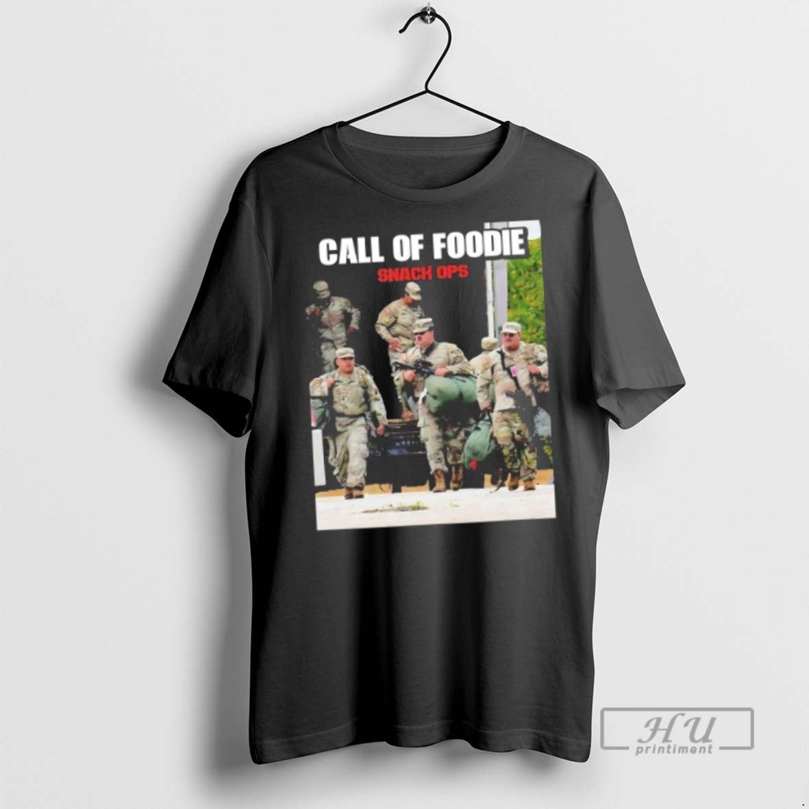 New Texas National Guard Call Of Foodie Snack Ops - Adult & Kids T-Shirts, Sweatshirts & Hoodies apparel design preview 1