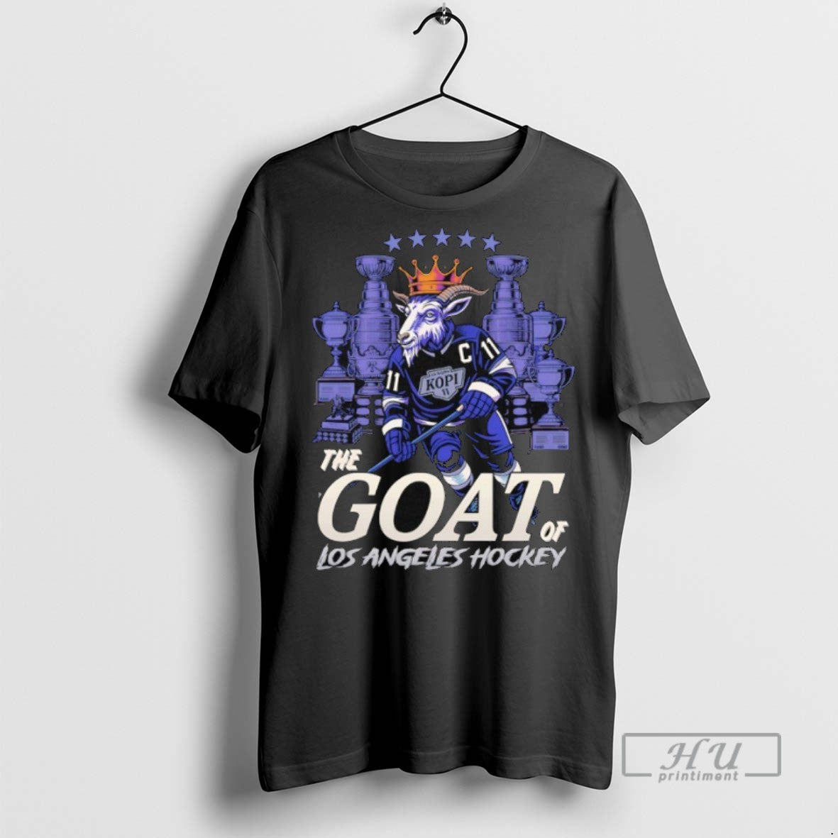 New The Goat Of Los Angeles Kings Hockey - Adult & Kids T-Shirts, Sweatshirts & Hoodies apparel design preview 1