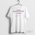 New These Mothafuckas Are Crazy Ornaments - Adult & Kids T-Shirts, Sweatshirts & Hoodies apparel design preview 1