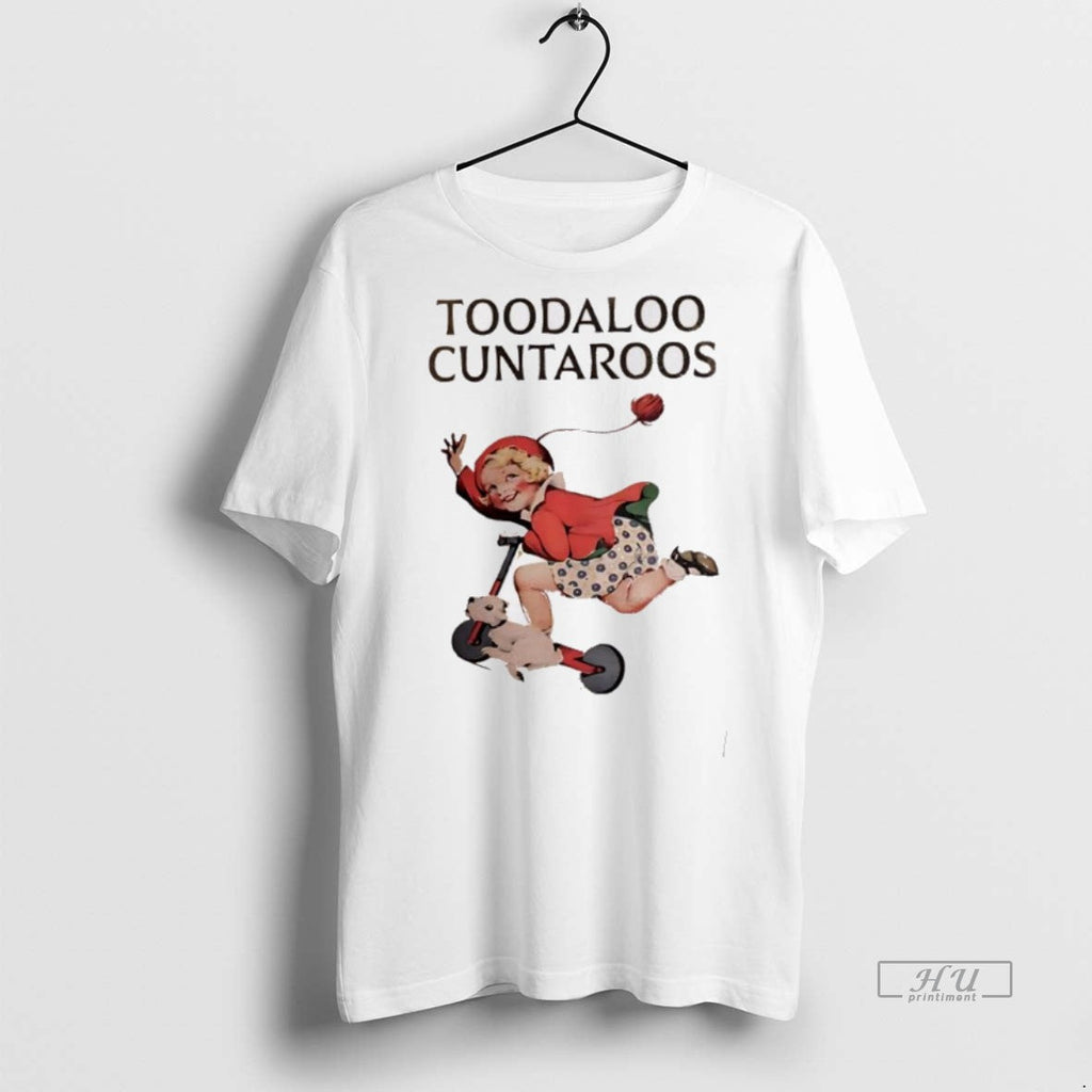 New Toodaloo Cuntaroos A Little Girl Riding Scooter - Adult & Kids T-Shirts, Sweatshirts & Hoodies apparel design preview 1