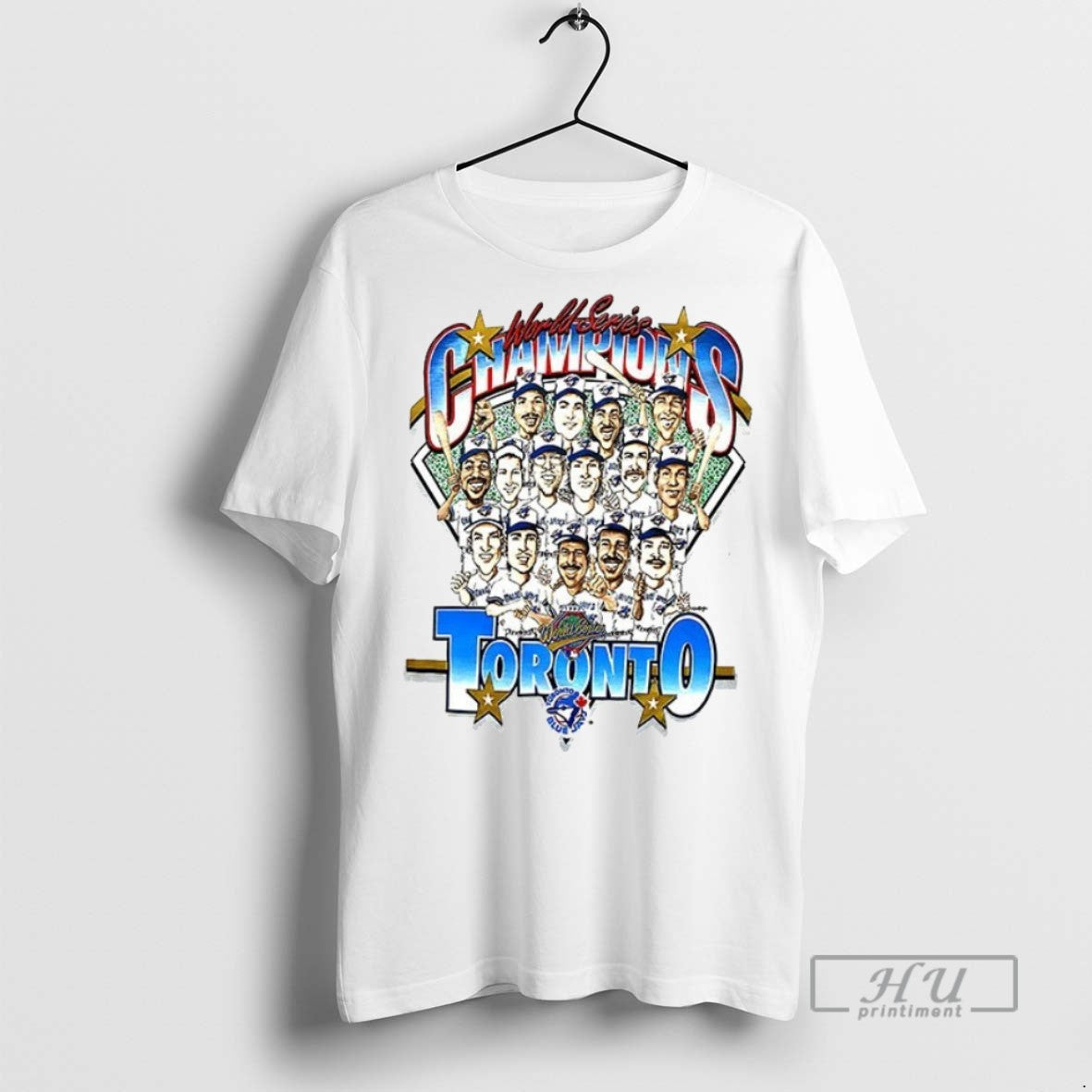 New Toronto Blue Jays Caricature Illustration In The - Adult & Kids T-Shirts, Sweatshirts & Hoodies apparel design preview 1