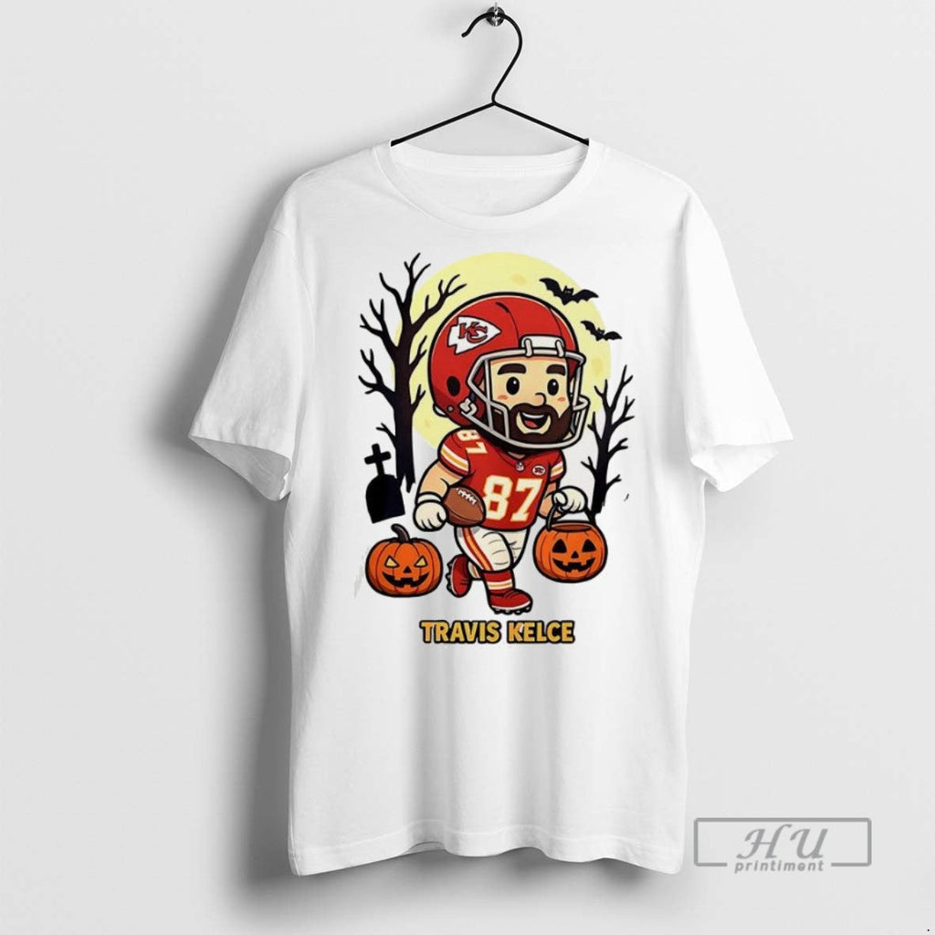 New Travis Kelce Kansas City Chiefs Football Jack O - Adult & Kids T-Shirts, Sweatshirts & Hoodies apparel design preview 1