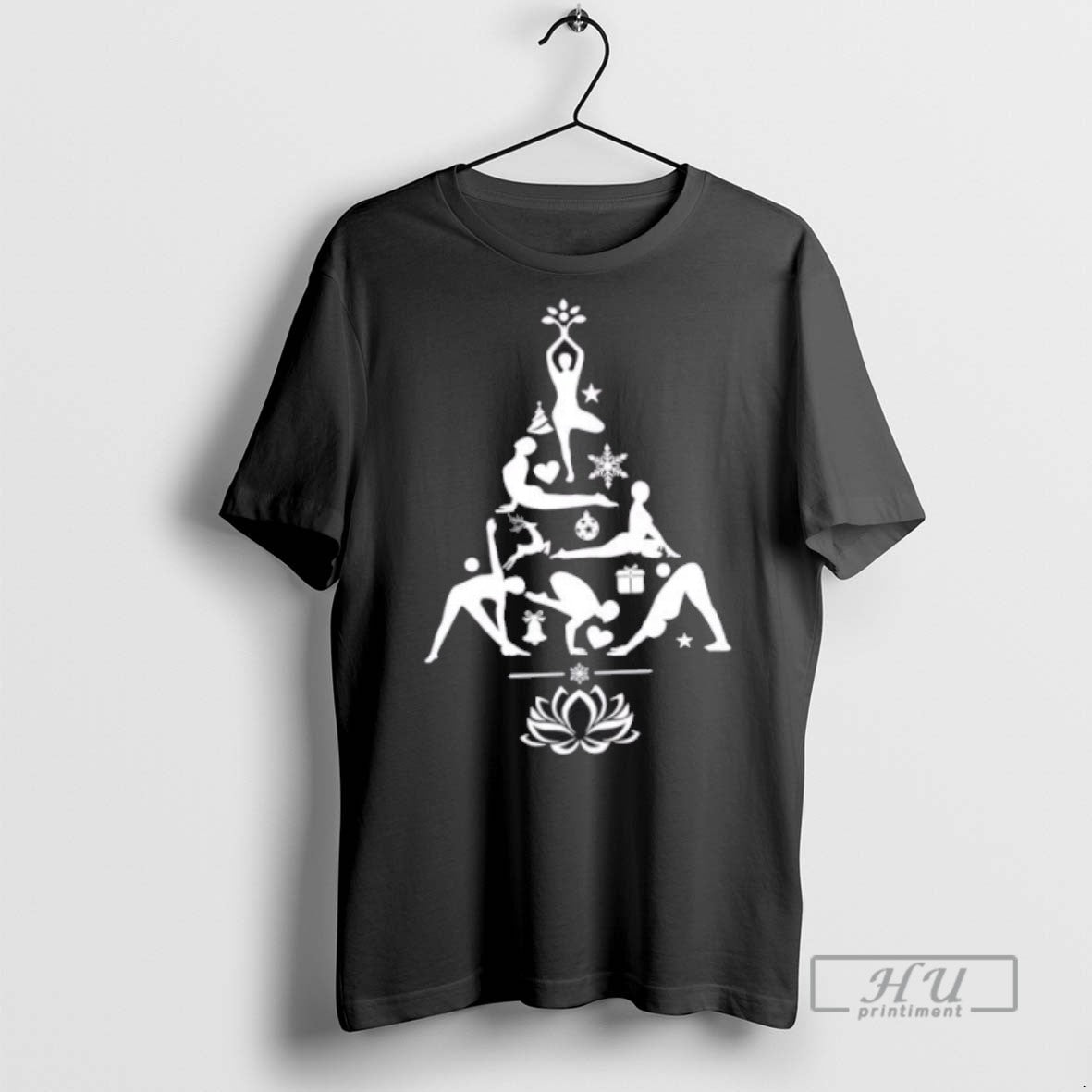 New Tree Of Yoga Cheer Christmas - Adult & Kids T-Shirts, Sweatshirts & Hoodies apparel design preview 1