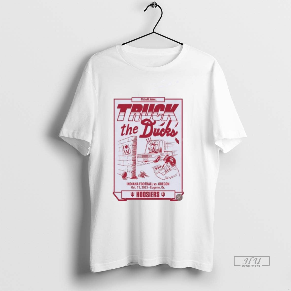 New Truck The Ducks Indiana Vs Graphic Sweater - Adult & Kids T-Shirts, Sweatshirts & Hoodies apparel design preview 1
