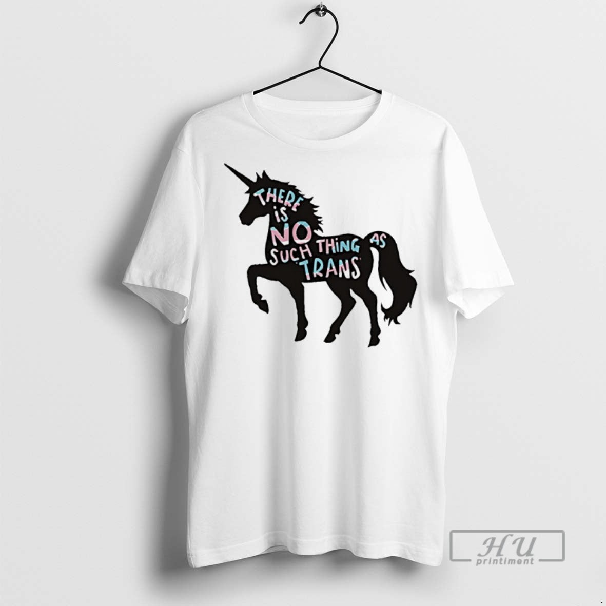 New Unicorn There Is No Such Thing As Trans - Adult & Kids T-Shirts, Sweatshirts & Hoodies apparel design preview 1