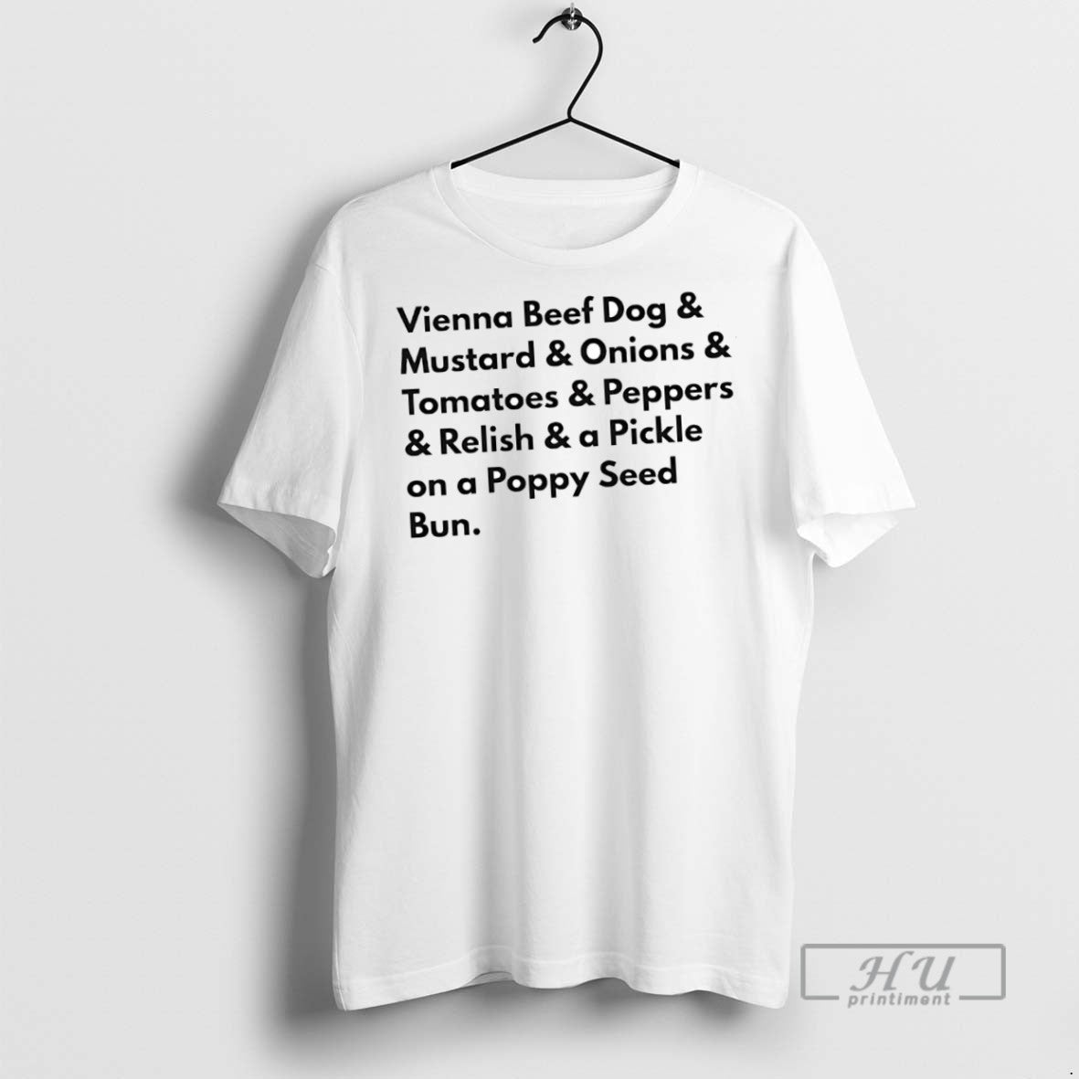 New Vienna Beef Dog Mustard Onion Tomatoes Chicago - Adult & Kids T-Shirts, Sweatshirts & Hoodies apparel design preview 1