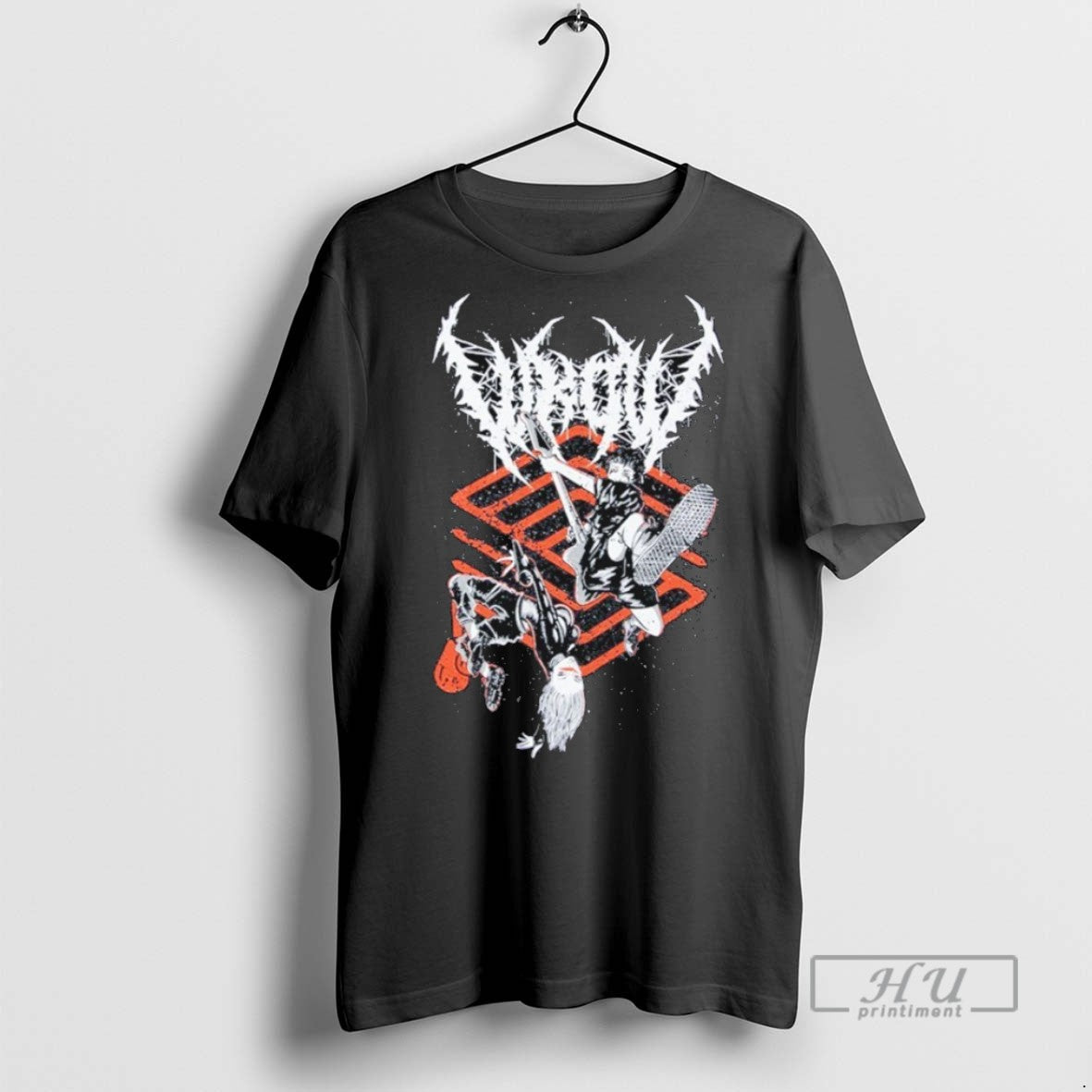 New Vukovi Anime Death Metal - Adult & Kids T-Shirts, Sweatshirts & Hoodies apparel design preview 1
