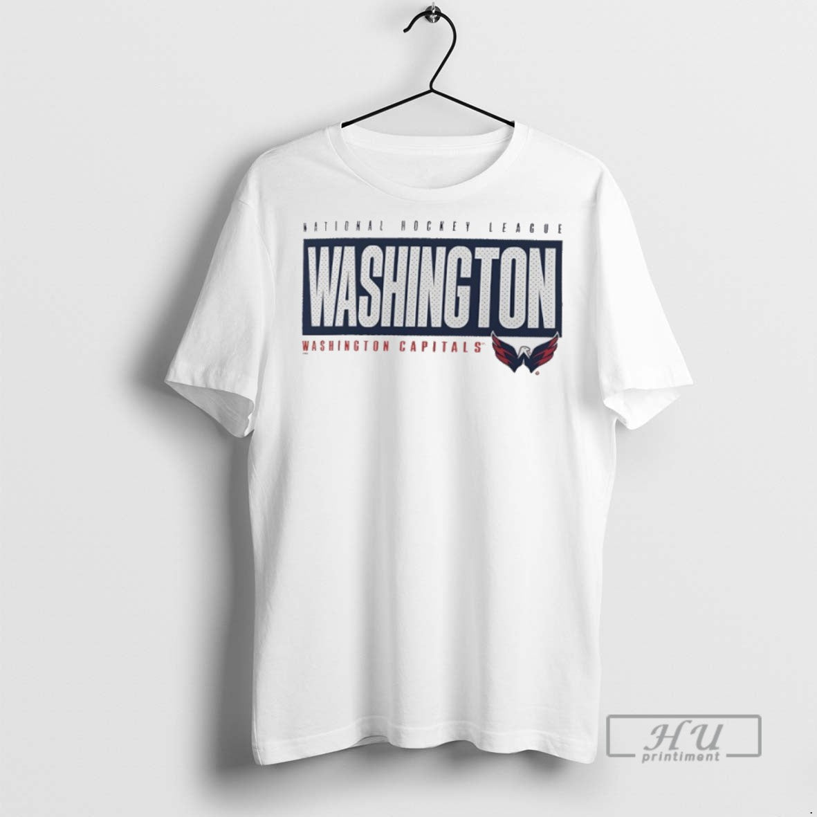 New Washington Capitals Blocked Out Nhl 2025 - Adult & Kids T-Shirts, Sweatshirts & Hoodies apparel design preview 1