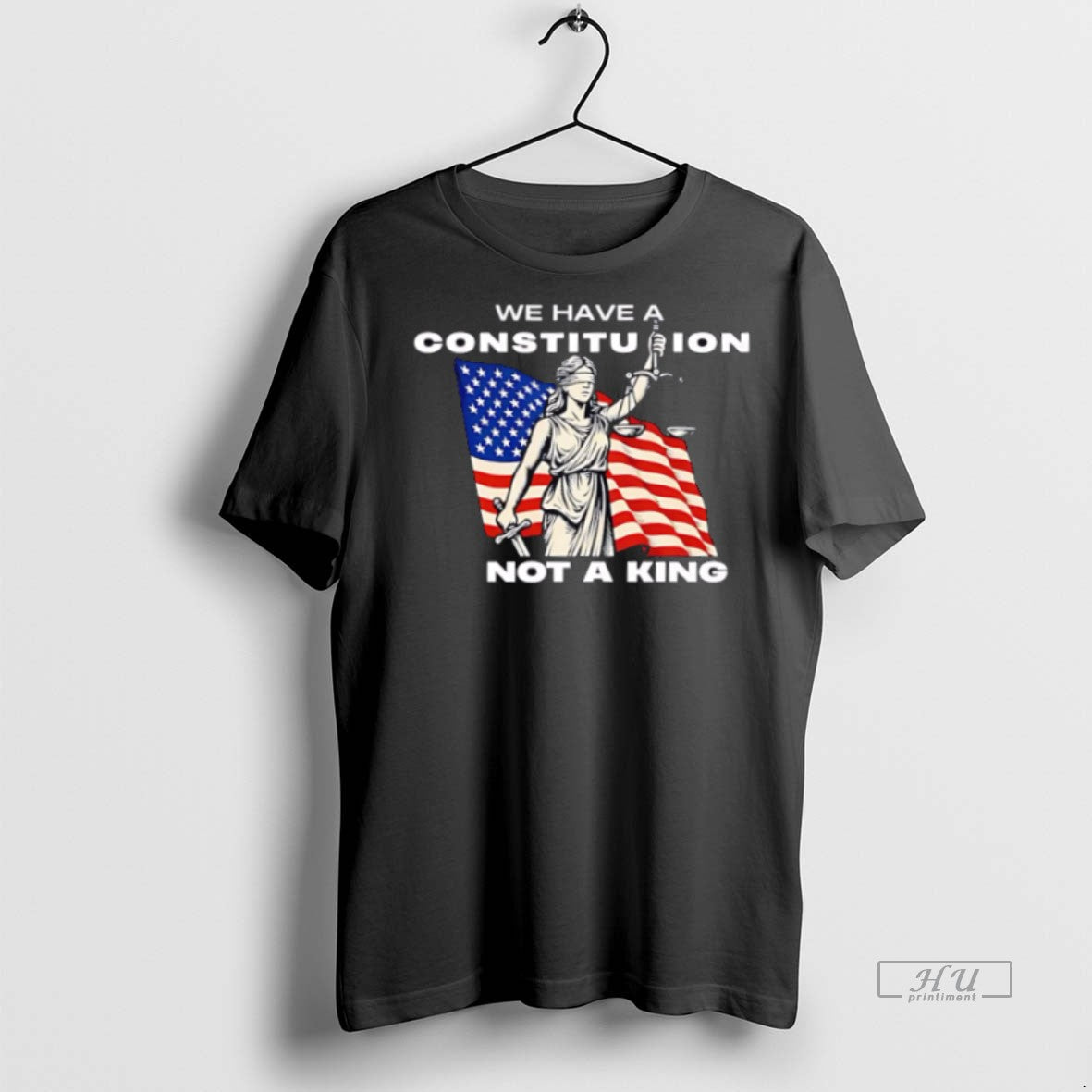 New We Have A Constitution Not King Graphic Sweater - Adult & Kids T-Shirts, Sweatshirts & Hoodies apparel design preview 1