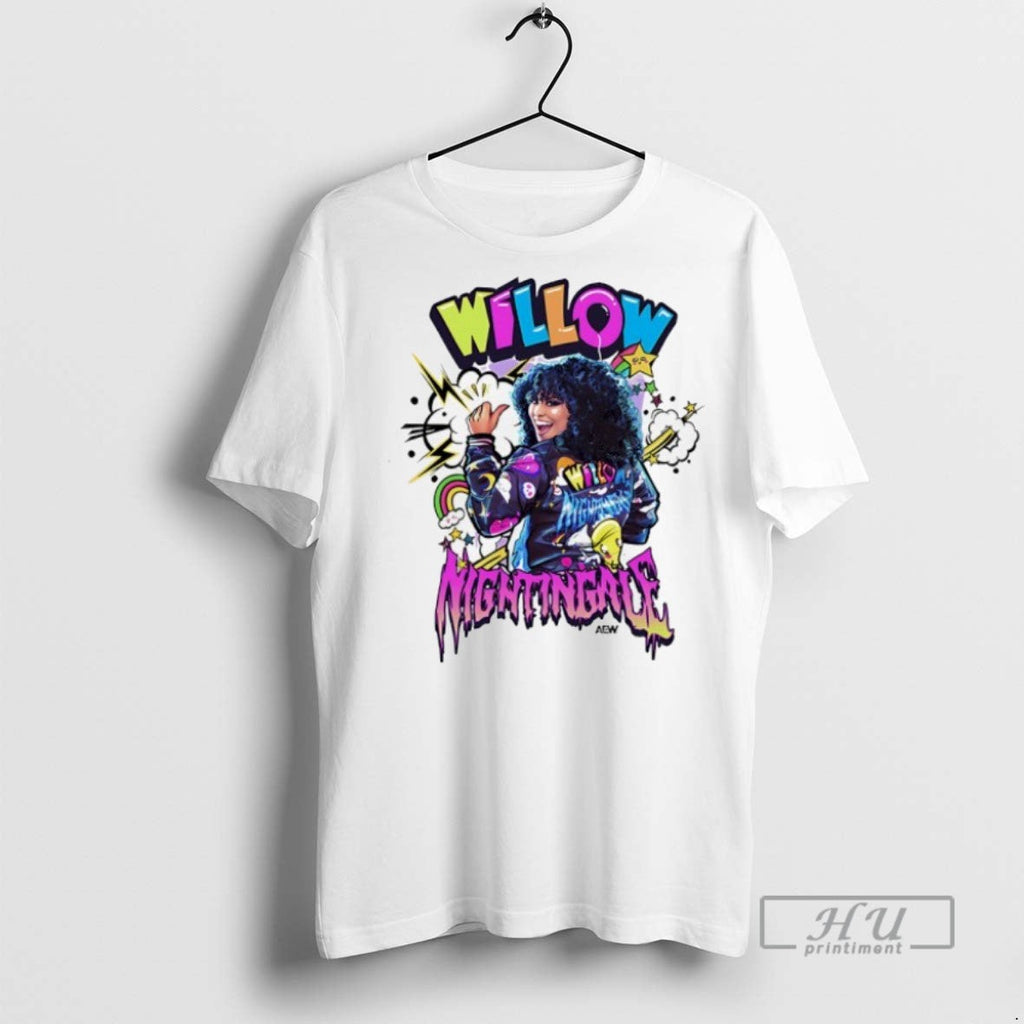 New Willow Nightingale Aew The Babe With Power - Adult & Kids T-Shirts, Sweatshirts & Hoodies apparel design preview 1