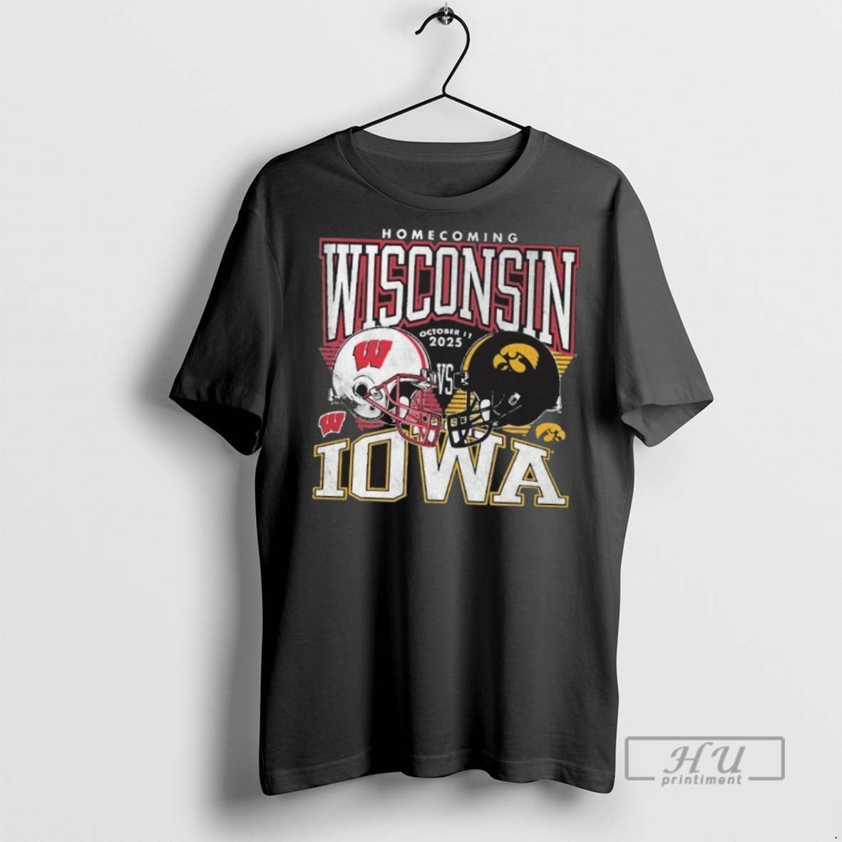 New Wisconsin Badgers Vs Iowa Hawkeyes 2025 - Adult & Kids T-Shirts, Sweatshirts & Hoodies apparel design preview 1