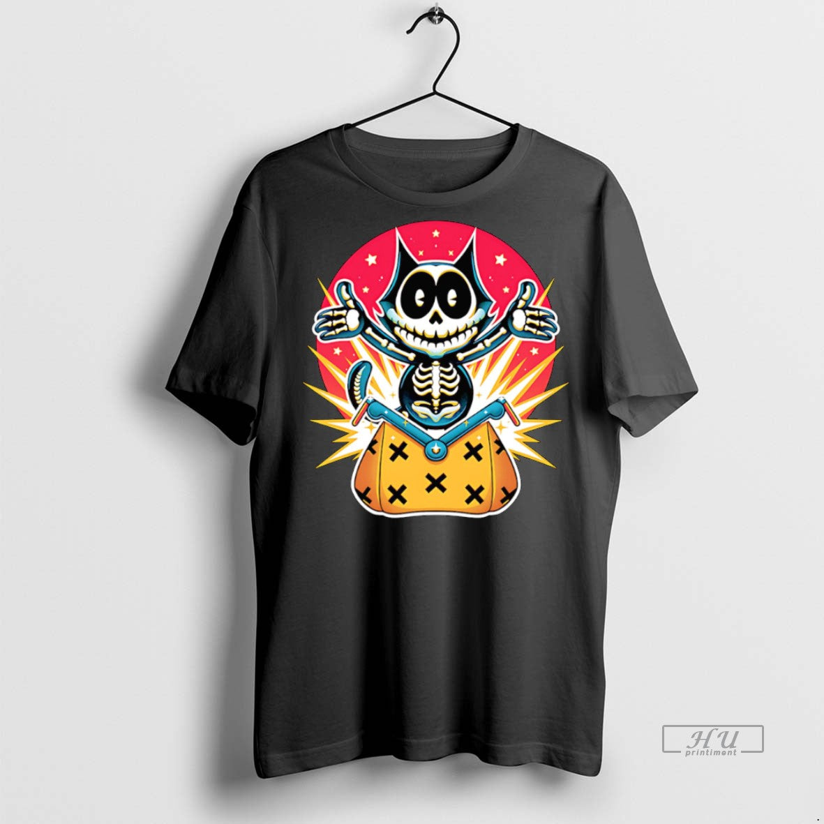 New X Ray Cat Cartoon Graphic Sweater - Adult & Kids T-Shirts, Sweatshirts & Hoodies apparel design preview 1