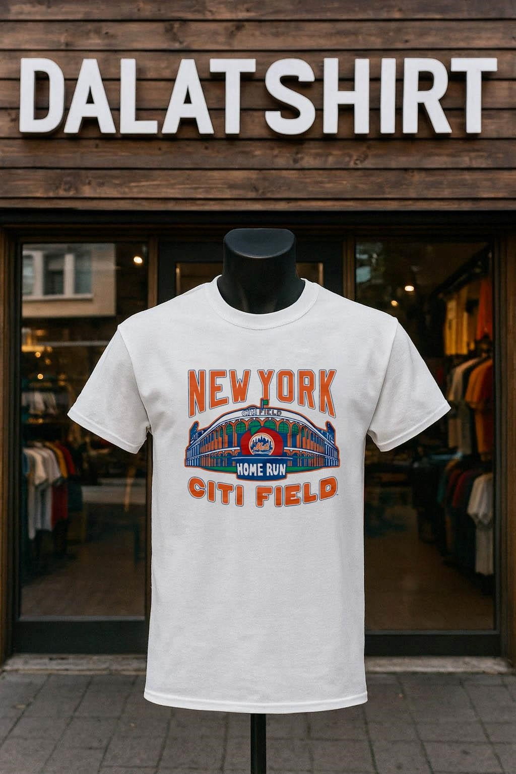 New York Citi Field Home Run Mets Stadium - Adult & Kids T-Shirts, Sweatshirts & Hoodies apparel design preview 1