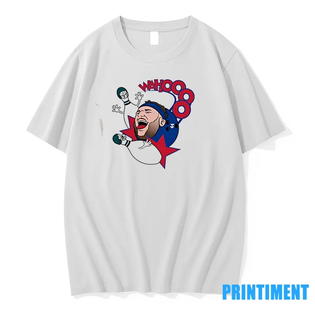 New York Giants Cam Skattebo Wahooo Bowling Sweater - Adult & Kids T-Shirts, Sweatshirts & Hoodies apparel design preview 1