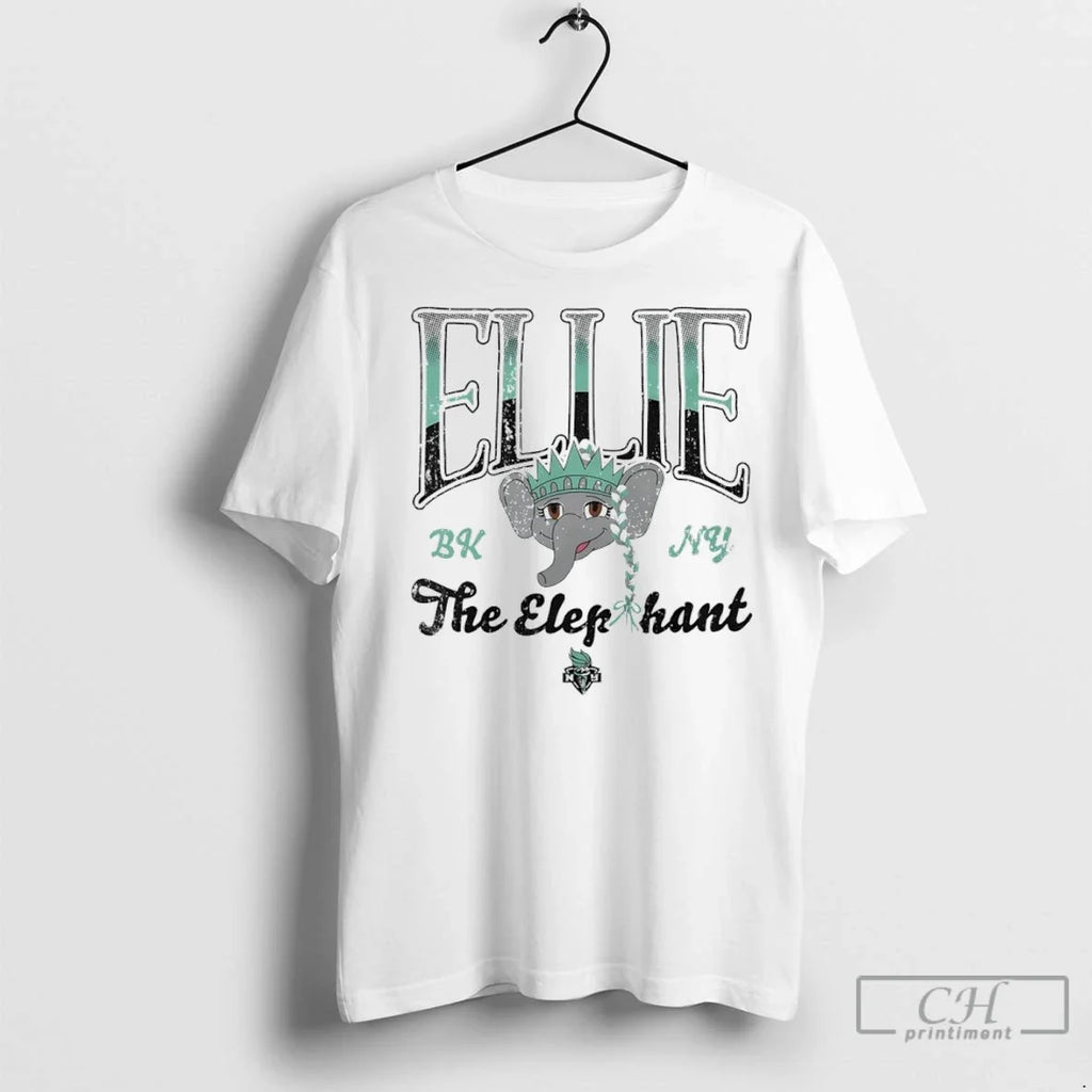 New York Liberty Ellie The Elep Hant Basketball - Adult & Kids T-Shirts, Sweatshirts & Hoodies apparel design preview 1