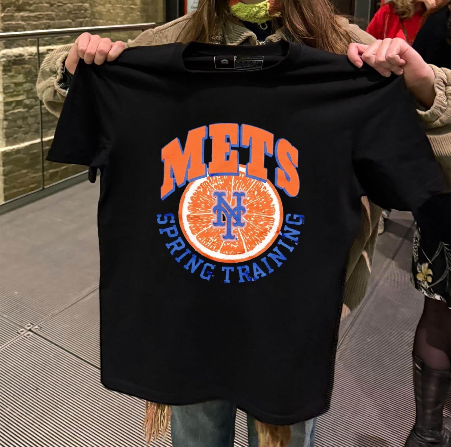 New York Mets Baseball Spring Training Orange Fruit - Adult & Kids T-Shirts, Sweatshirts & Hoodies apparel design preview 2