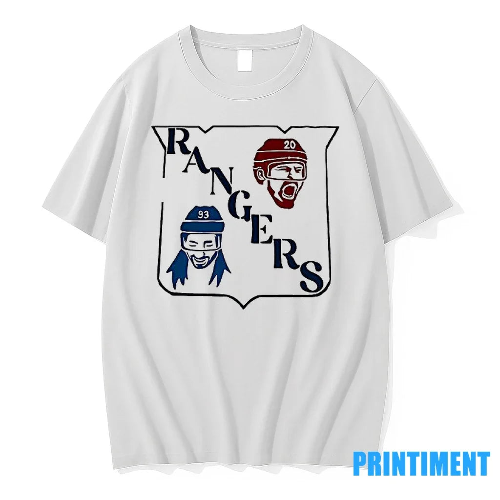 New York Rangers Mika Zibanejad And Chris Kreider - Adult & Kids T-Shirts, Sweatshirts & Hoodies apparel design preview 1