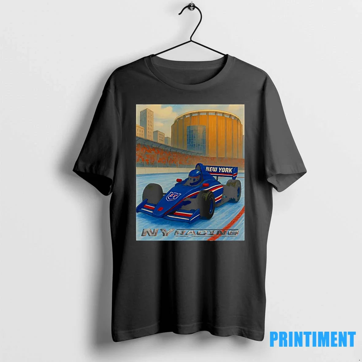 New York Rangers Nyracing Car Sweater - Adult & Kids T-Shirts, Sweatshirts & Hoodies apparel design preview 1